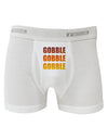 Gobble Gobble Gobble - Thanksgiving Boxer Briefs-Boxer Briefs-TooLoud-White-Small-Davson Sales