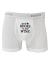 Good Books and Fine Wine Boxer Briefs-Boxer Briefs-TooLoud-White-Small-Davson Sales