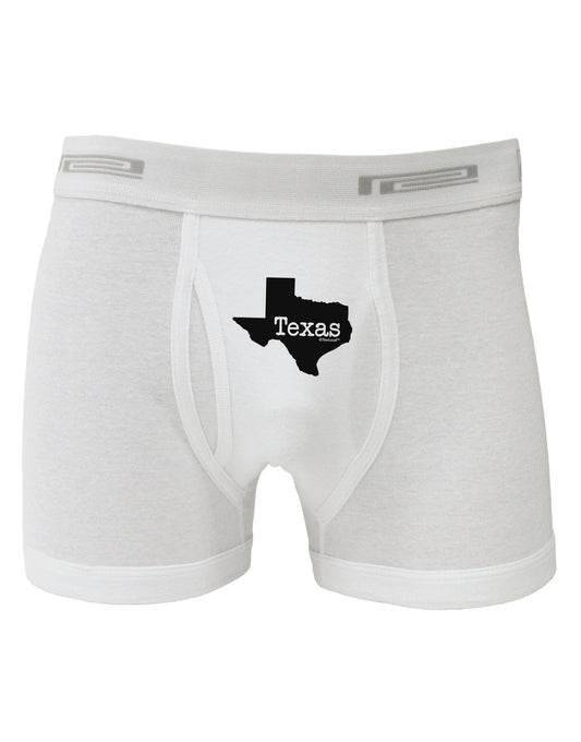 Texas - United States Shape Boxer Briefs by TooLoud-Boxer Briefs-TooLoud-White-Small-Davson Sales