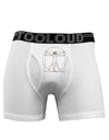 TooLoud Vitruvian Man Drawing Boxer Briefs-Boxer Briefs-TooLoud-White-Small-Davson Sales