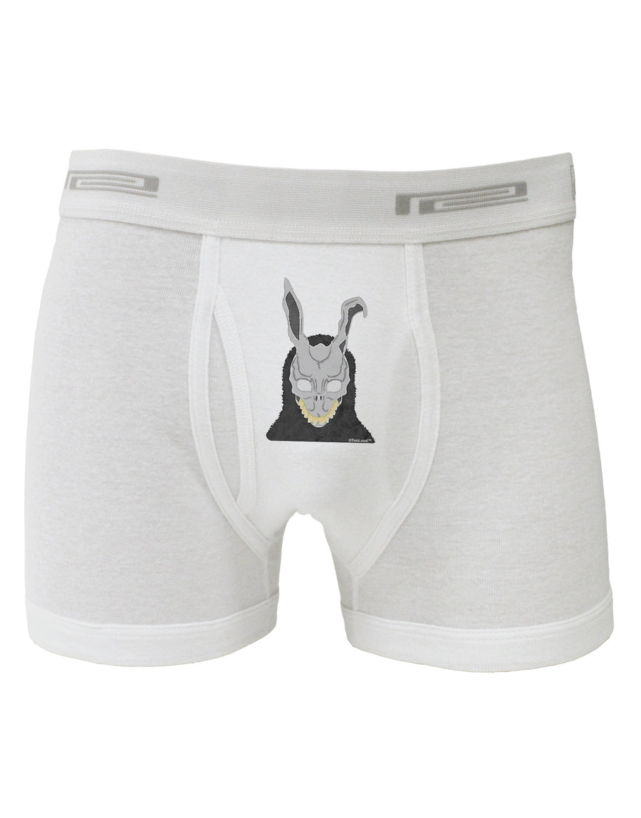 Scary Buny Face Watercolor Boxer Briefs-Boxer Briefs-TooLoud-White-Small-Davson Sales