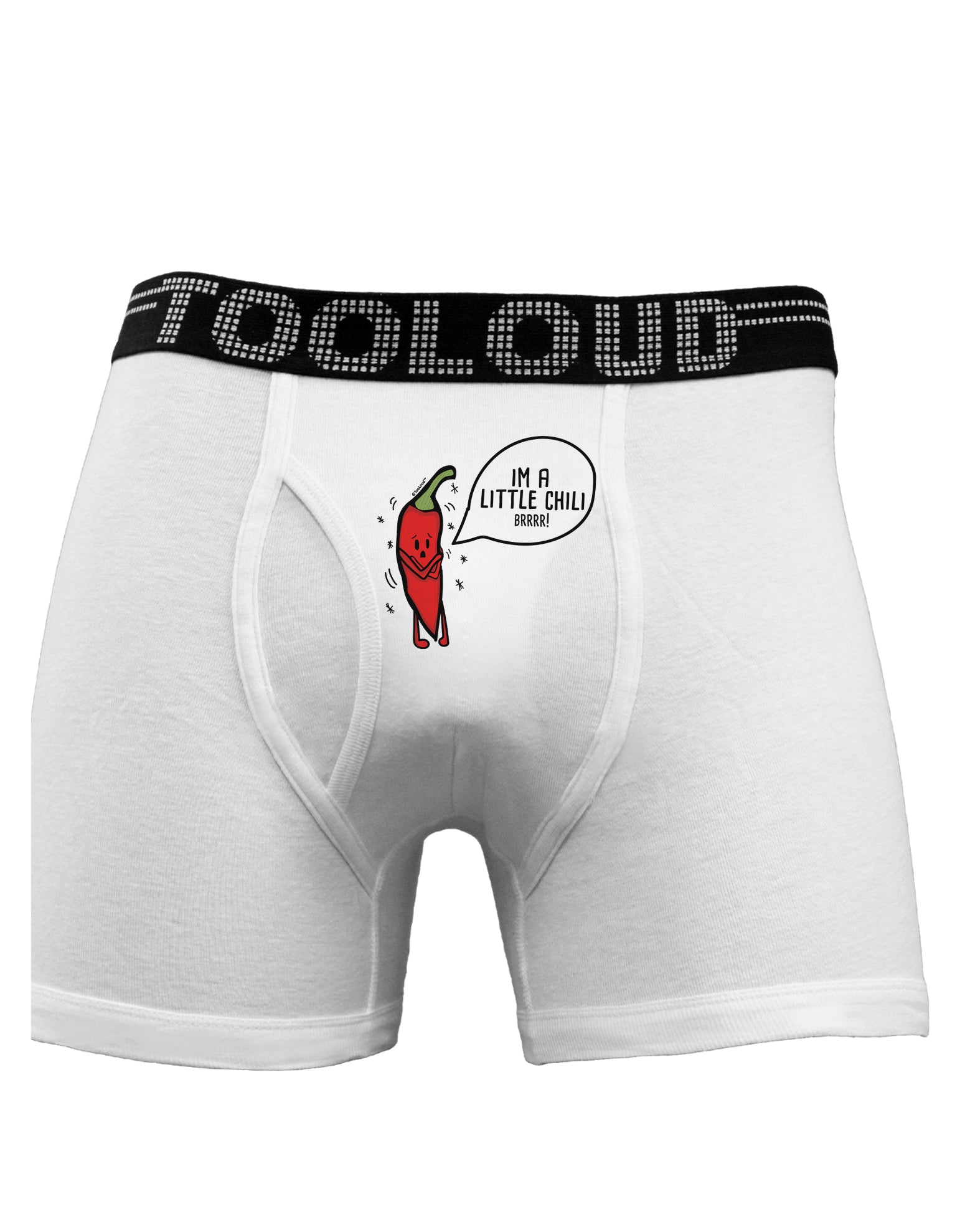 I'm a Little Chilli Boxer Briefs-Boxer Briefs-TooLoud-White-Small-Davson Sales