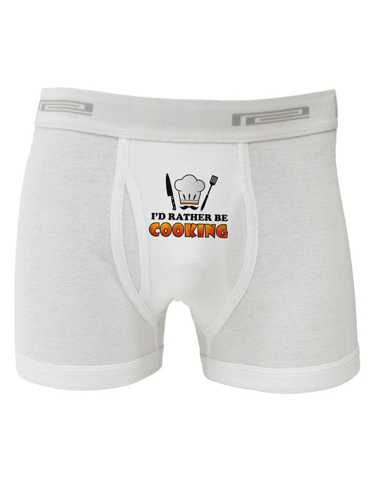 I'd Rather Be Cooking Boxer Briefs-Boxer Briefs-TooLoud-White-Small-Davson Sales