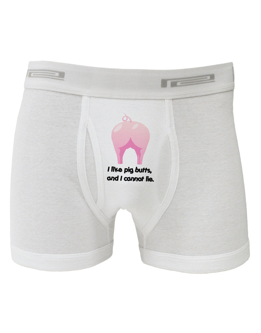 I Like Pig Butts - Funny Design Boxer Briefs by TooLoud-Boxer Briefs-TooLoud-White-Small-Davson Sales