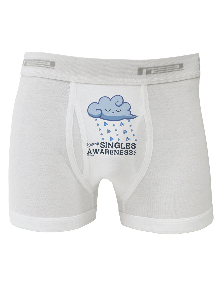 Happy Singles Awareness Day Boxer Briefs-Boxer Briefs-TooLoud-White-Small-Davson Sales