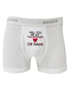 My Valentine or Nah Boxer Briefs-Boxer Briefs-TooLoud-White-Small-Davson Sales