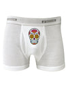 Version 1 Colorful Day of the Dead Calavera Boxer Briefs-Boxer Briefs-TooLoud-White-Small-Davson Sales