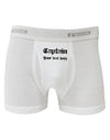 Personalized Captain Boxer Briefs-Boxer Briefs-TooLoud-White-Small-Davson Sales