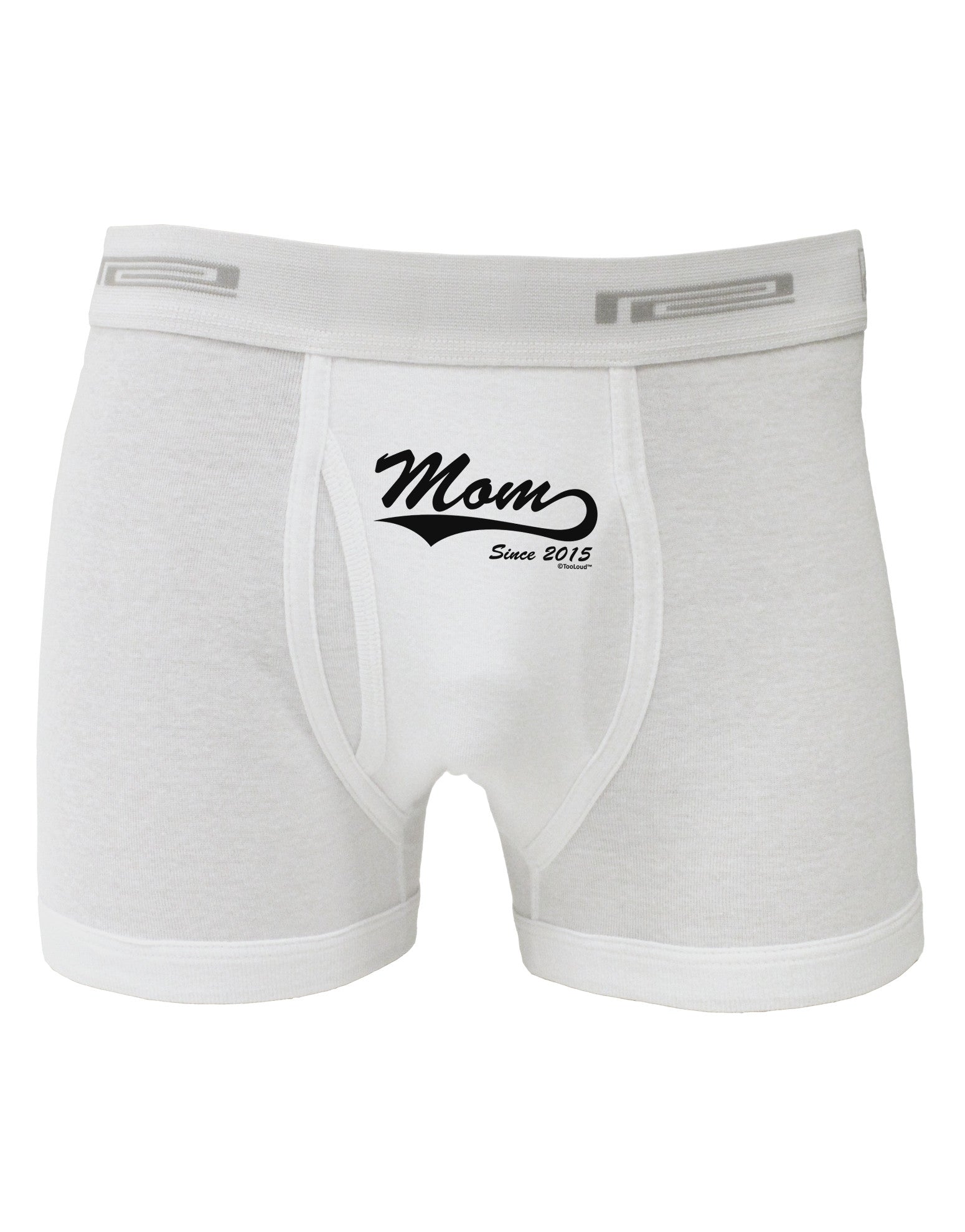 Mom Since (Your Year Personalized) Design Boxer Briefs by TooLoud-Boxer Briefs-TooLoud-White-Small-Davson Sales