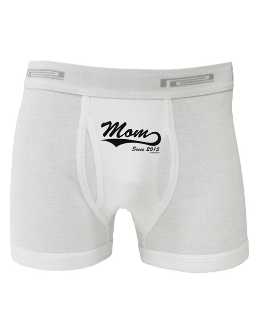 Mom Since (Your Year Personalized) Design Boxer Briefs by TooLoud-Boxer Briefs-TooLoud-White-Small-Davson Sales