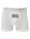 Personal Trainer Military Text Boxer Briefs-Boxer Briefs-TooLoud-White-Small-Davson Sales