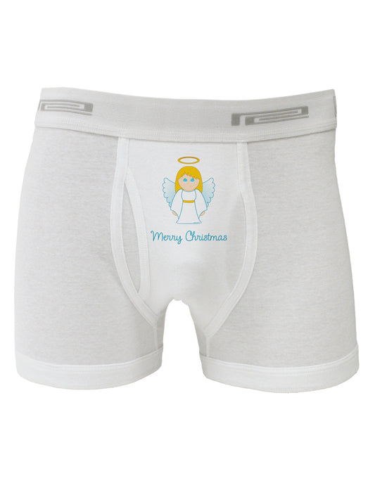 Merry Christmas Cute Angel Girl Boxer Briefs-Boxer Briefs-TooLoud-White-Small-Davson Sales