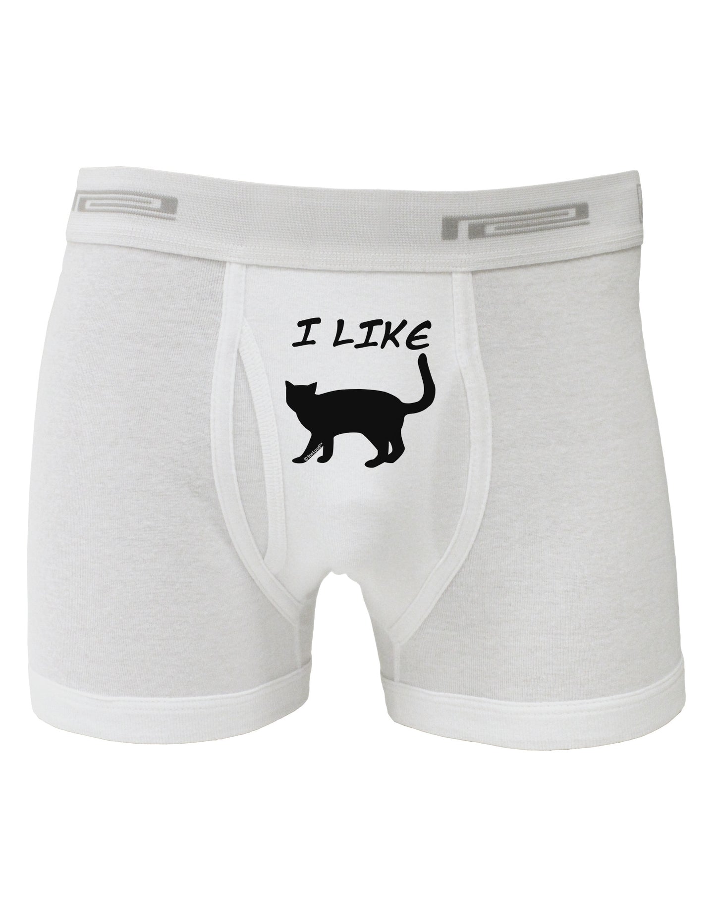 I Like Cat Silhouette Design Boxer Briefs by TooLoud-Boxer Briefs-TooLoud-White-Small-Davson Sales