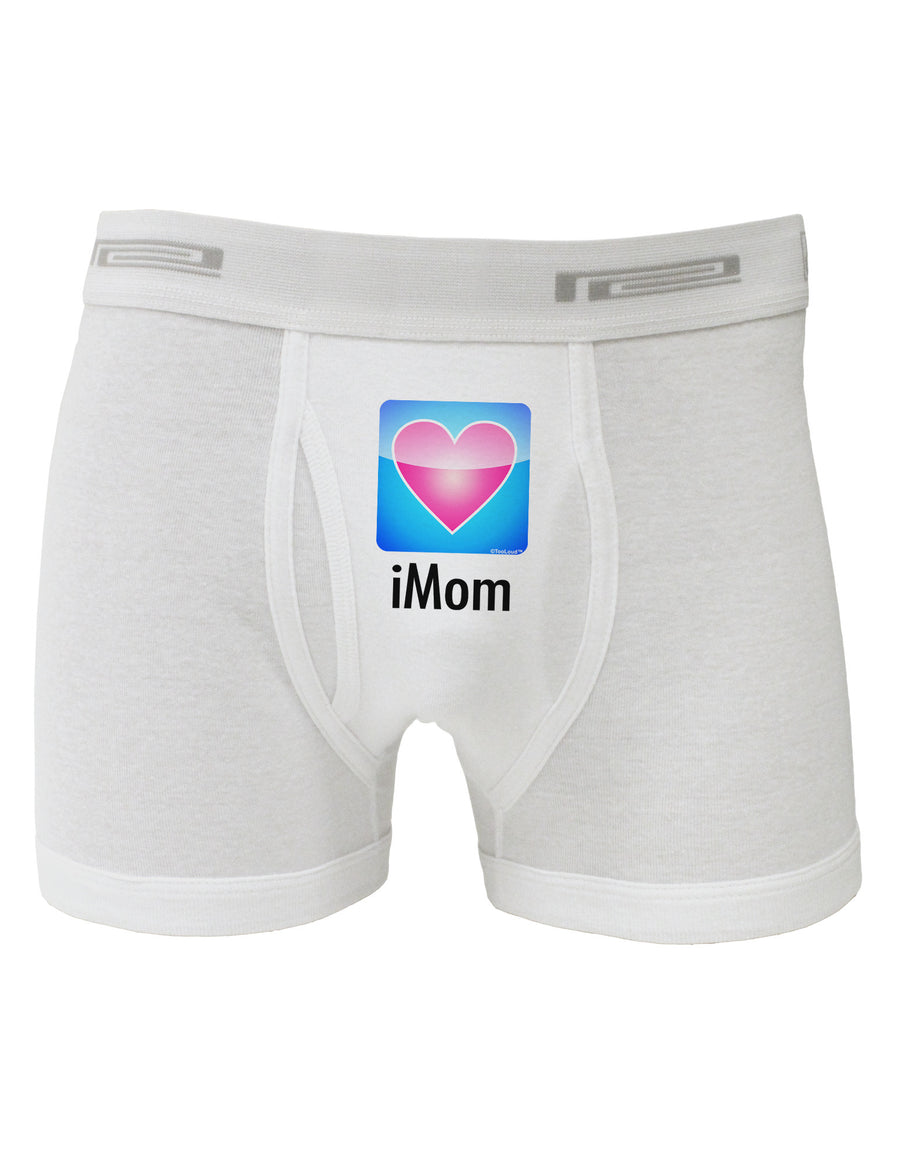 iMom - Mothers Day Boxer Briefs-Boxer Briefs-TooLoud-White-Small-Davson Sales