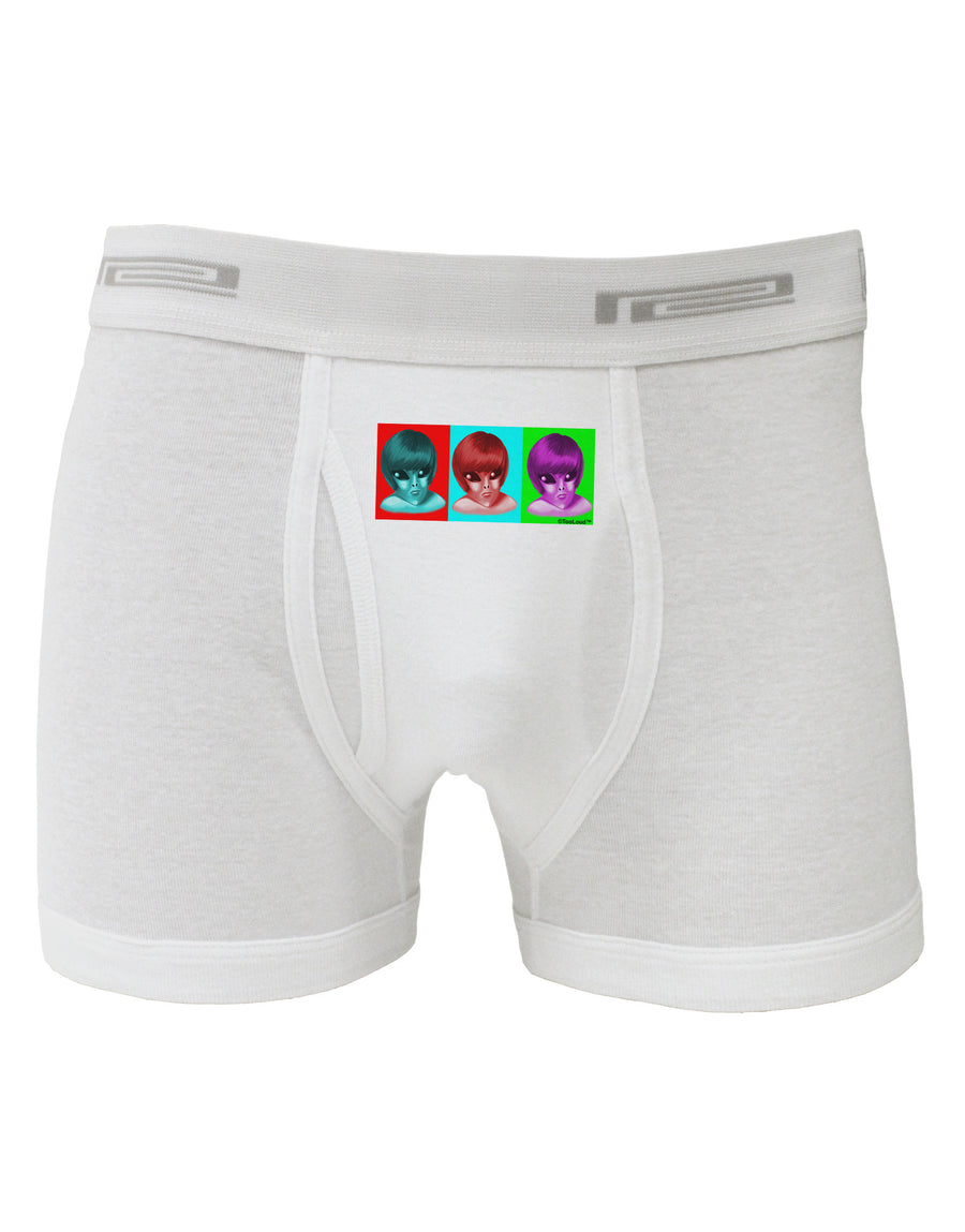 Extraterrestial Pop-art #1 Boxer Briefs by TooLoud-Boxer Briefs-TooLoud-White-Small-Davson Sales