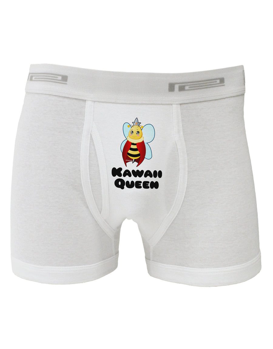 Kawaii Queen Queen Bee Boxer Briefs-Boxer Briefs-TooLoud-White-Small-Davson Sales