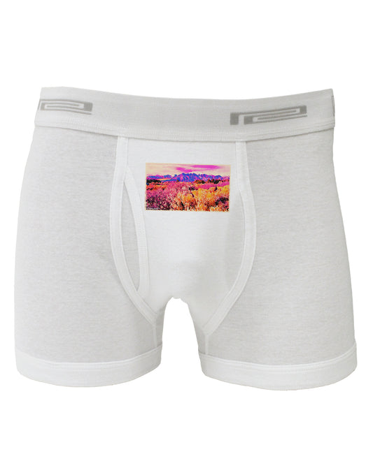 Colorful Colorado Mountains Boxer Briefs-Boxer Briefs-TooLoud-White-Small-Davson Sales