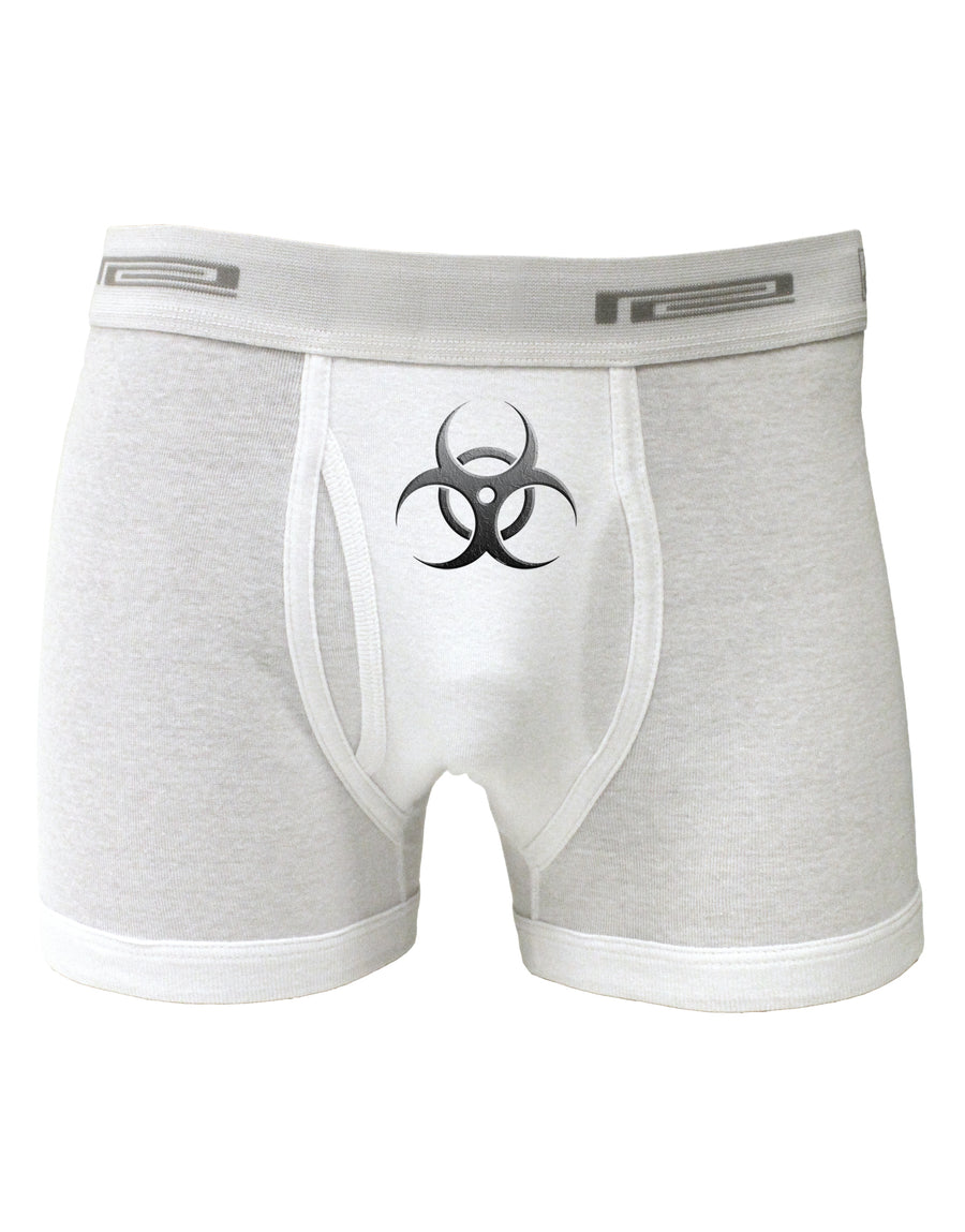 Biohazard Symbol Grey Stone - Apocalypse Boxer Briefs-Boxer Briefs-TooLoud-White-Small-Davson Sales