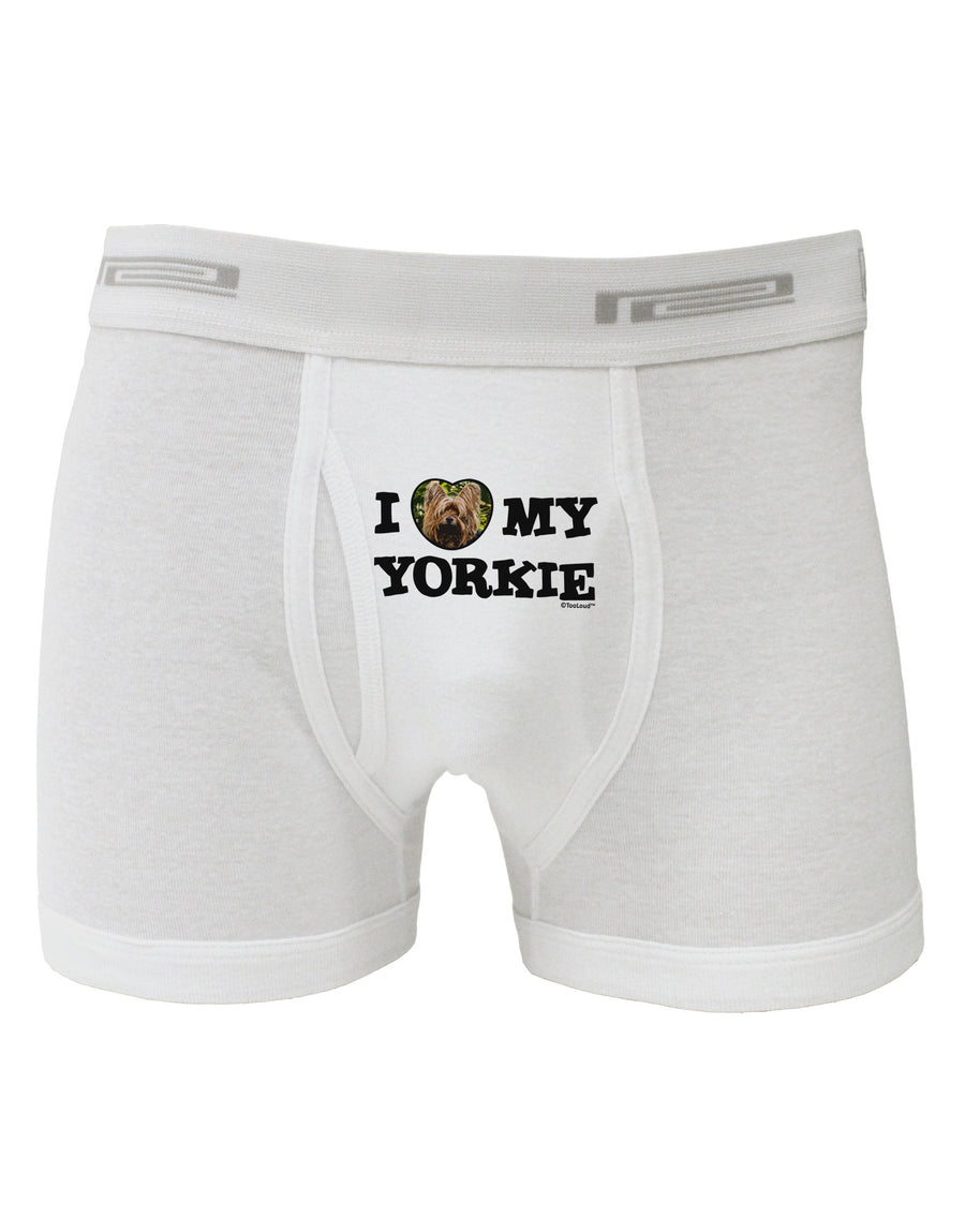 I Heart My Yorkie Boxer Briefs by TooLoud-Boxer Briefs-TooLoud-White-Small-Davson Sales