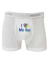 I Heart My Son - Autism Awareness Boxer Briefs by TooLoud-Boxer Briefs-TooLoud-White-Small-Davson Sales