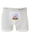 Little Gingerbread House Snow Globe Boxer Briefs by TooLoud-Boxer Briefs-TooLoud-White-Small-Davson Sales