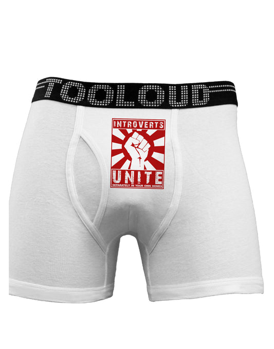 Introverts Unite Funny Boxer Briefs by TooLoud-Boxer Briefs-TooLoud-White-Small-Davson Sales