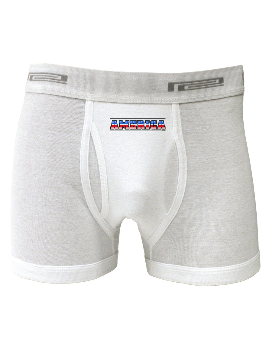 America Stars and Stripes Boxer Briefs-Boxer Briefs-TooLoud-White-Small-Davson Sales