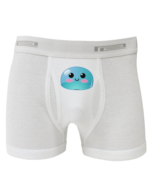 Cute RPG Slime - Blue Boxer Briefs by TooLoud-Boxer Briefs-TooLoud-White-Small-Davson Sales