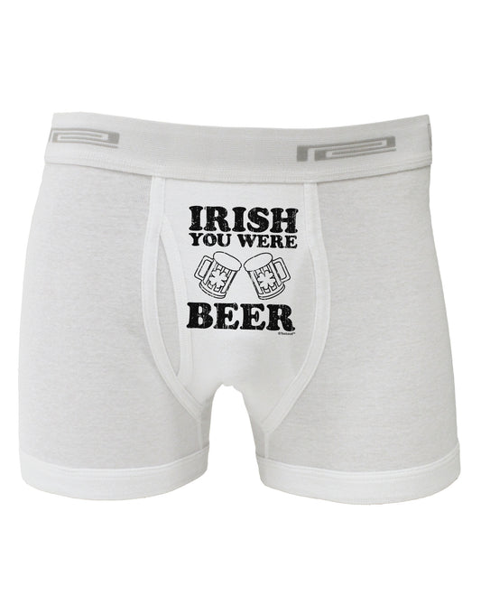 Irish You Were Beer Boxer Briefs by TooLoud-Boxer Briefs-TooLoud-White-Small-Davson Sales