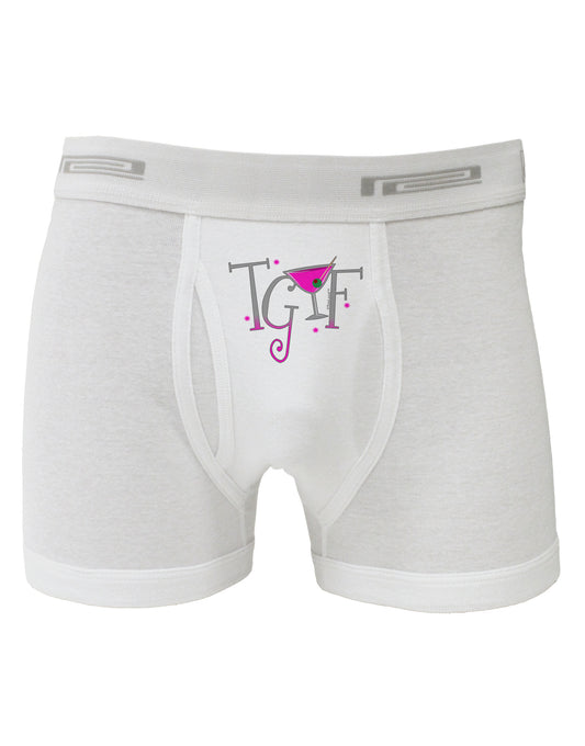 TGIF Martini Boxer Briefs-Boxer Briefs-TooLoud-White-Small-Davson Sales