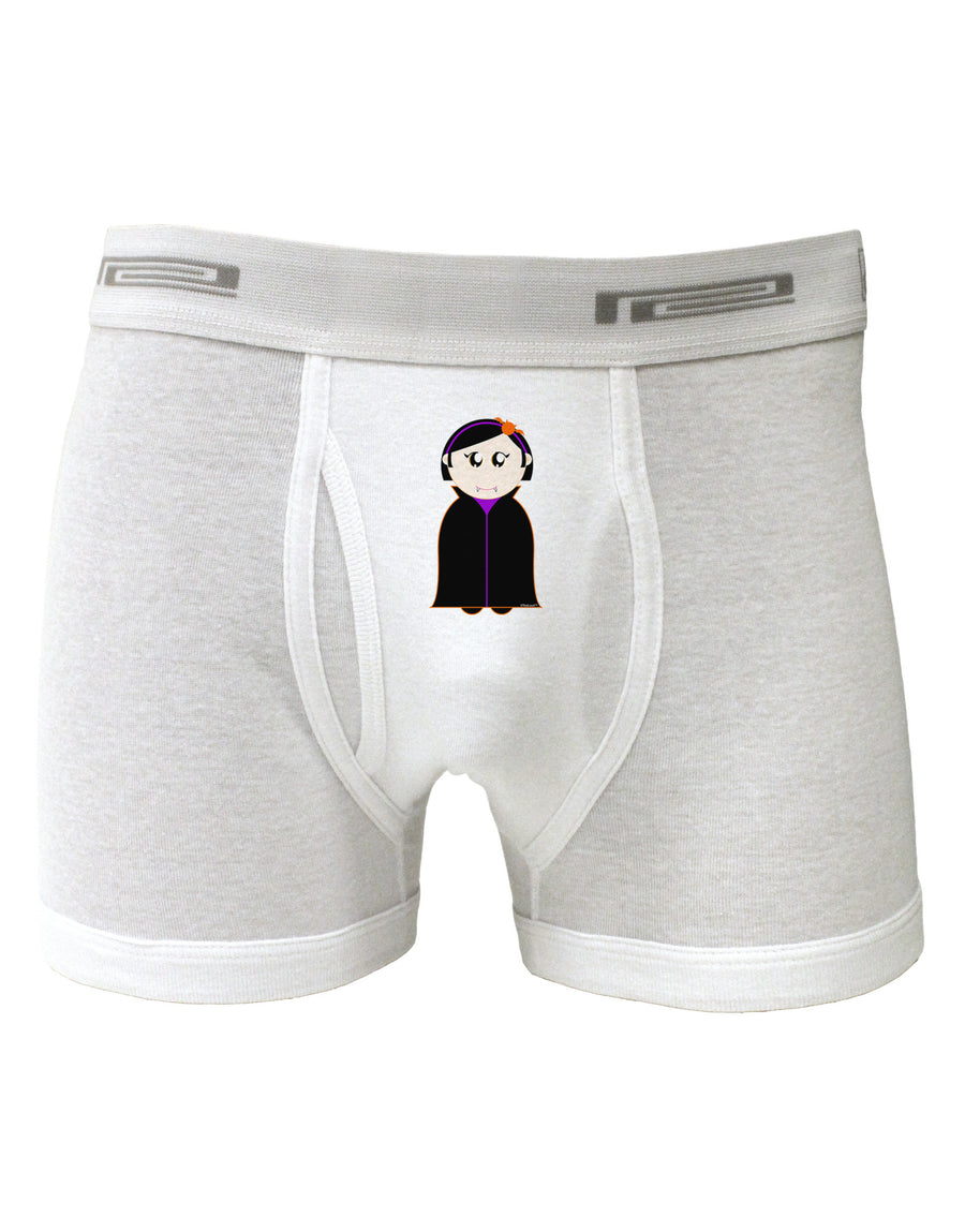 Cute Vampire Girl Halloween Boxer Briefs-Boxer Briefs-TooLoud-White-Small-Davson Sales