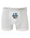 I Love House Blue Boxer Briefs-Boxer Briefs-TooLoud-White-Small-Davson Sales