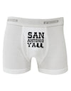 San Antonio Y'all - Boots - Texas Pride Boxer Briefs by TooLoud-Boxer Briefs-TooLoud-White-Small-Davson Sales