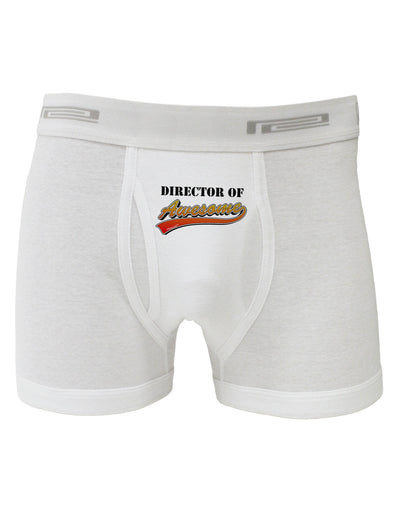 Director Of Awesome Boxer Briefs-Boxer Briefs-TooLoud-White-Small-Davson Sales