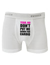 Yeah No Don't Put Me Down For Cardio Boxer Briefs-Boxer Briefs-TooLoud-White-Small-Davson Sales