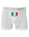 Italian Flag - Italy Text Distressed Boxer Briefs by TooLoud-Boxer Briefs-TooLoud-White-Small-Davson Sales