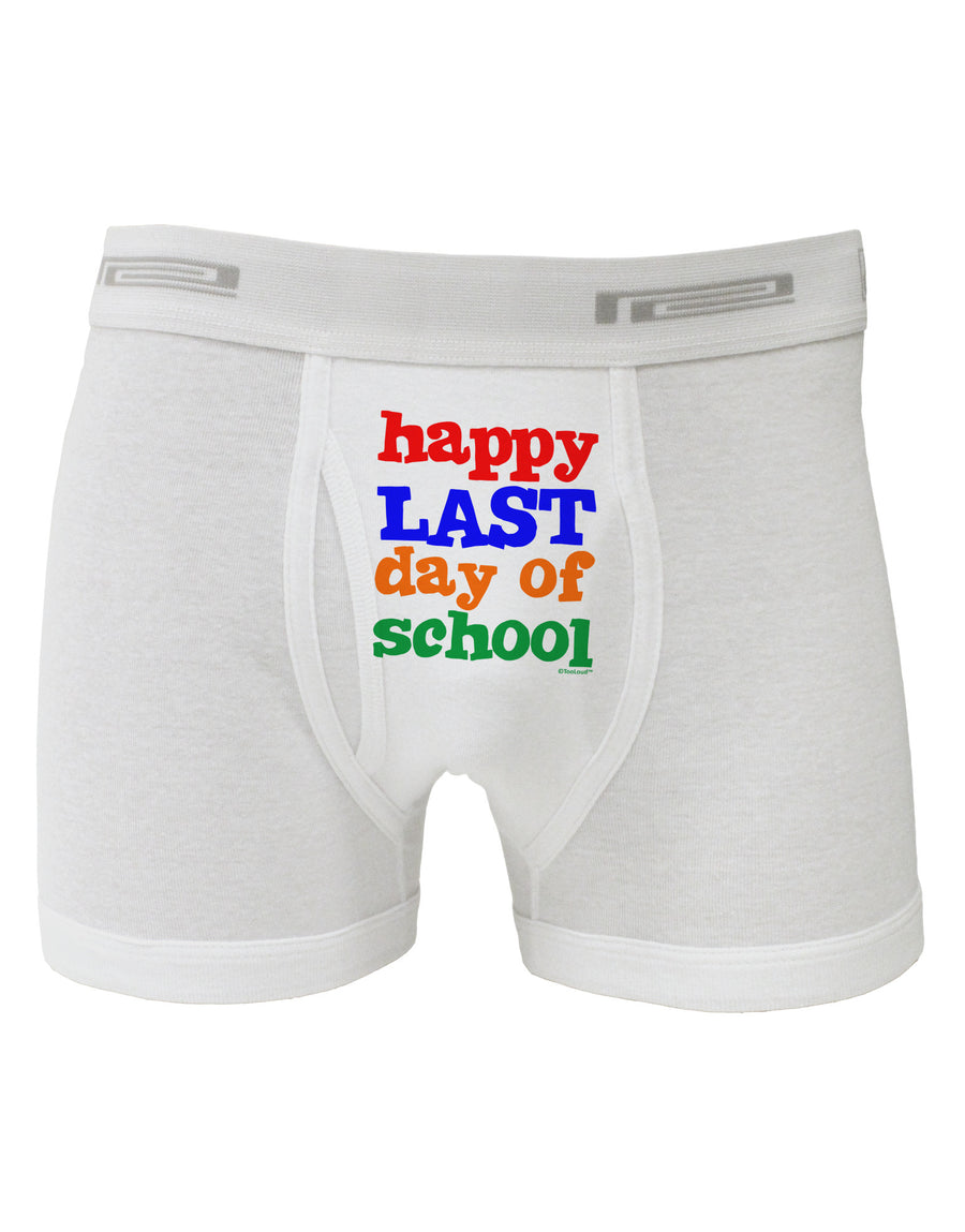 Happy Last Day of School Boxer Briefs-Boxer Briefs-TooLoud-White-Small-Davson Sales