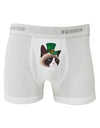 Leprechaun Disgruntled Cat Boxer Briefs-Boxer Briefs-TooLoud-White-Small-Davson Sales