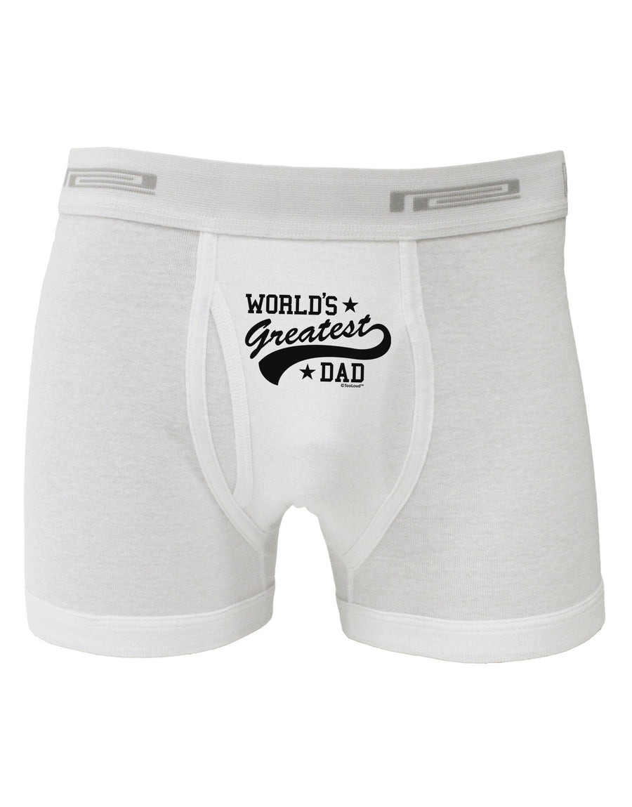 World's Greatest Dad - Sport Style Boxer Briefs by TooLoud-Boxer Briefs-TooLoud-White-Small-Davson Sales