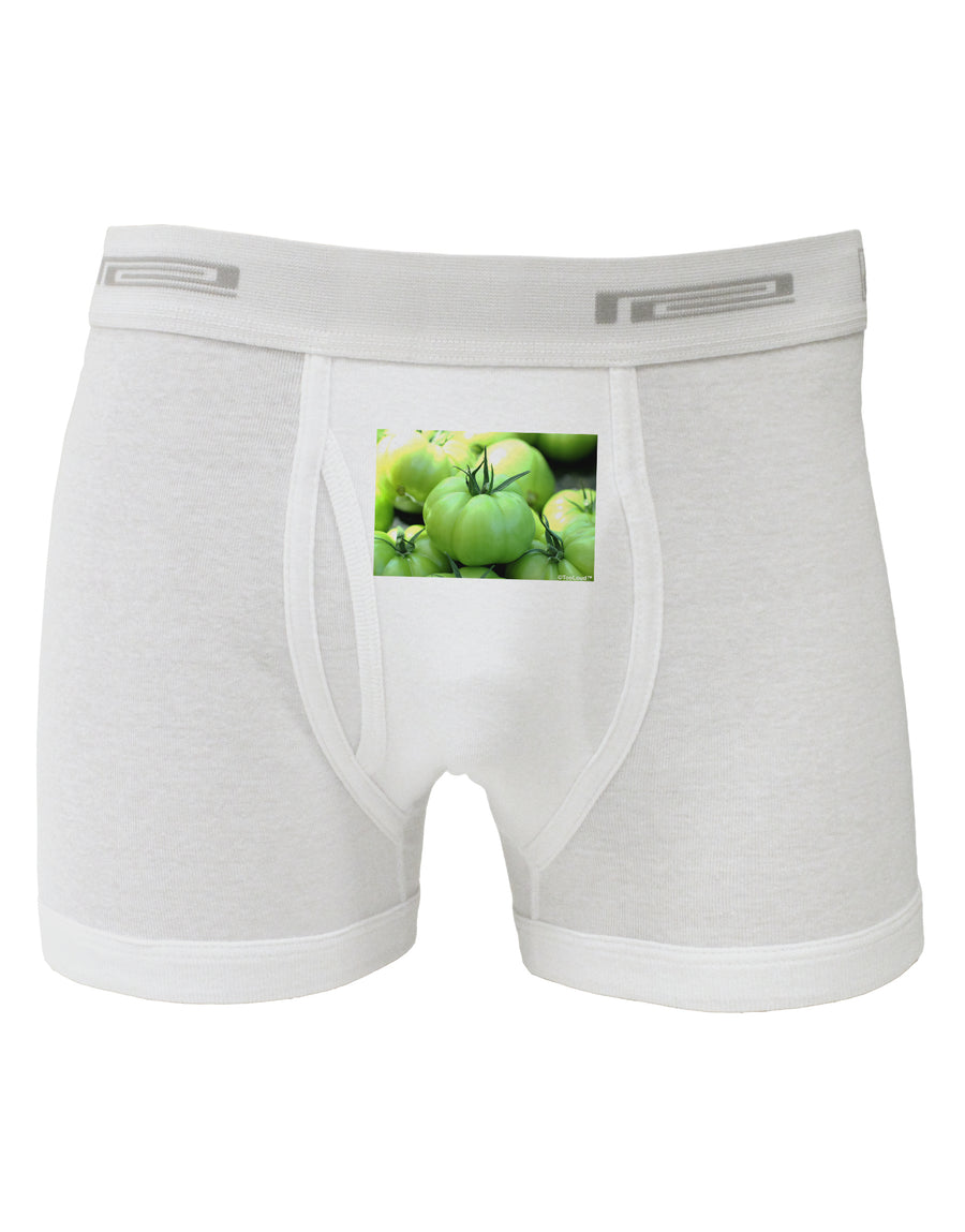 Buy Local - Green Tomatoes Boxer Briefs-Boxer Briefs-TooLoud-White-Small-Davson Sales