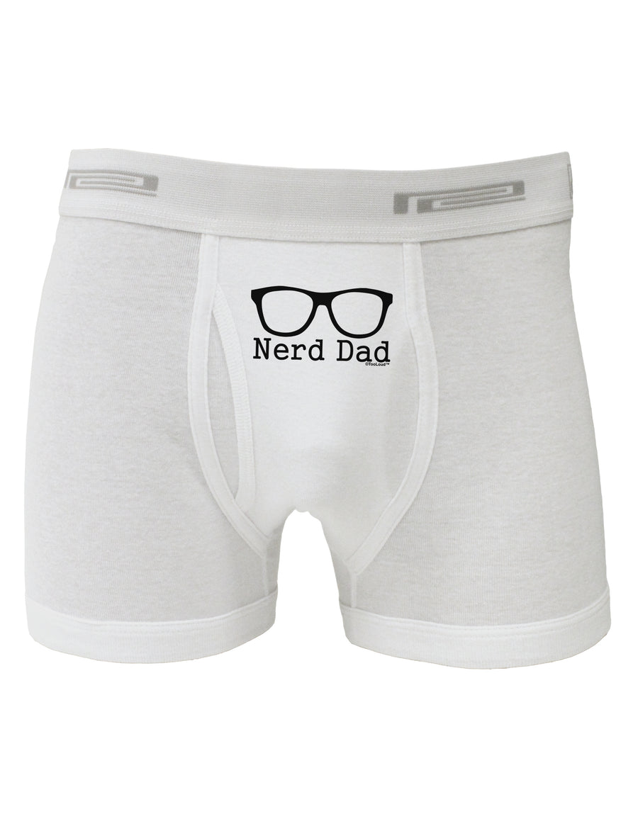 Nerd Dad - Glasses Boxer Briefs by TooLoud-Boxer Briefs-TooLoud-White-Small-Davson Sales