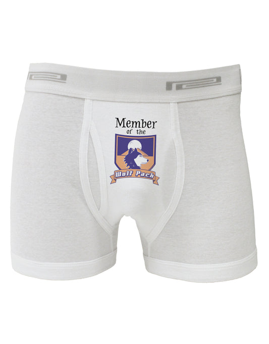 Member of the Wolf Pack Boxer Briefs-Boxer Briefs-TooLoud-White-Small-Davson Sales