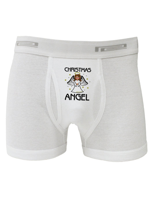 Christmas Angel Boxer Briefs-Boxer Briefs-TooLoud-White-Small-Davson Sales