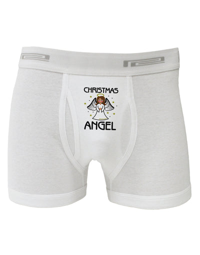 Christmas Angel Boxer Briefs-Boxer Briefs-TooLoud-White-Small-Davson Sales