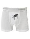 Artistic Ink Style Dinosaur Head Design Boxer Briefs by TooLoud-Boxer Briefs-TooLoud-White-Small-Davson Sales