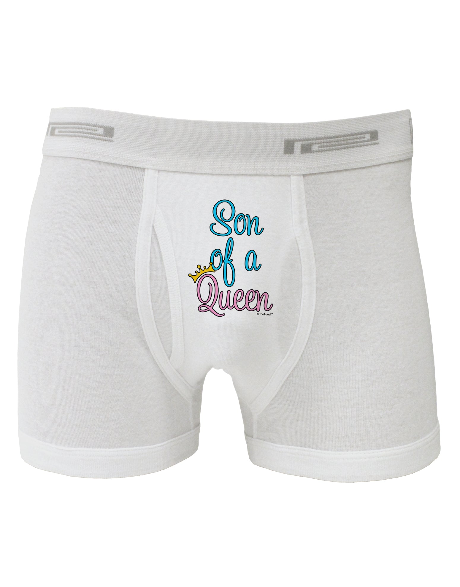Son of a Queen - Matching Mom and Son Design Boxer Briefs by TooLoud-Boxer Briefs-TooLoud-White-Small-Davson Sales