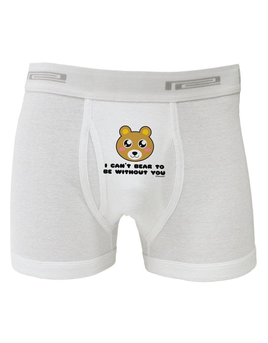 I Can't Bear To Be Without You - Cute Bear Boxer Briefs by TooLoud-Boxer Briefs-TooLoud-White-Small-Davson Sales