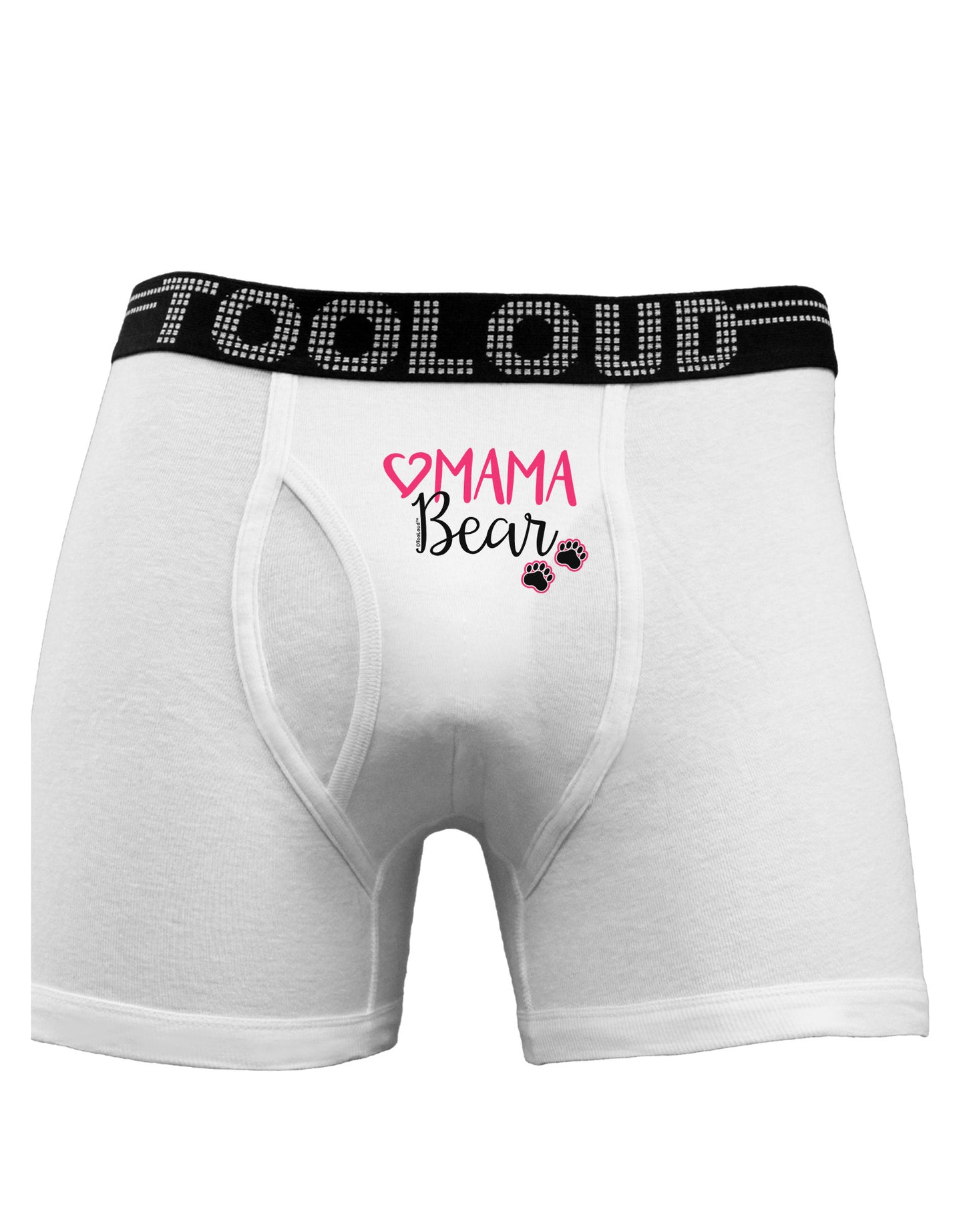 Mama Bear Paws Boxer Briefs-Boxer Briefs-TooLoud-White-Small-Davson Sales
