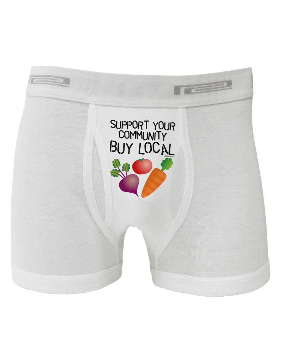 Support Your Community - Buy Local Boxer Briefs-Boxer Briefs-TooLoud-White-Small-Davson Sales