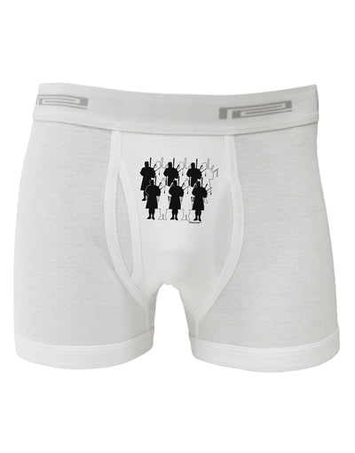 Eleven Pipers Piping Boxer Briefs-Boxer Briefs-TooLoud-White-Small-Davson Sales